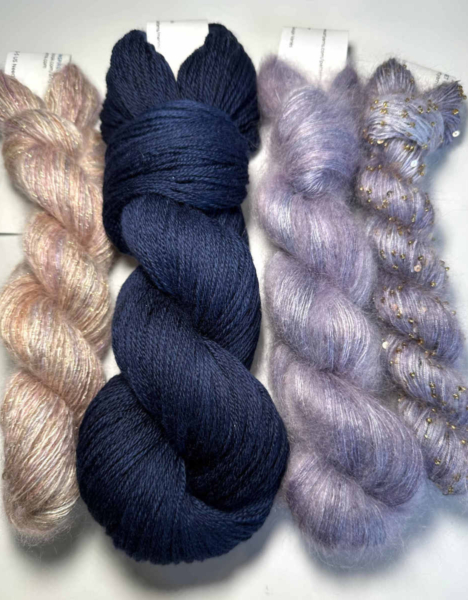 Chain Sweater color ideas: Navy, Purple